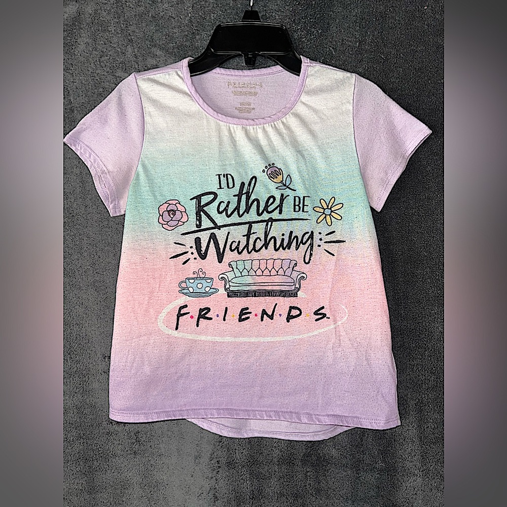 FRIENDS PAJAMA SET / Brand: FRIENDS / Size: Girls L(10/12) / Color: Purple